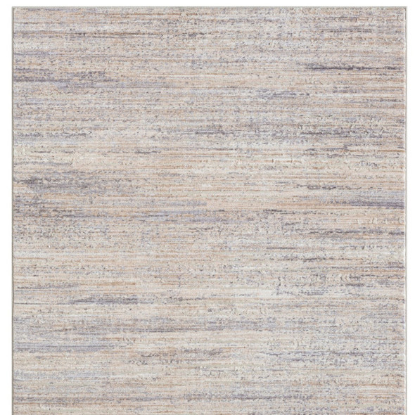 5' X 8' Gray Floral Area Rug