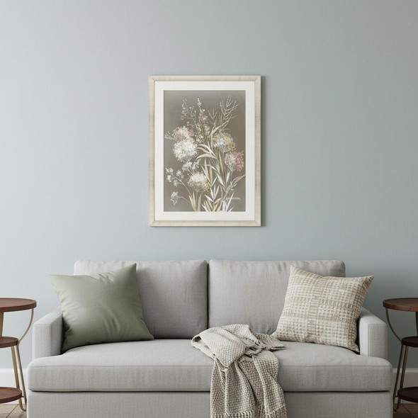 Delicate Bunch II Gold Framed Print Wall Art