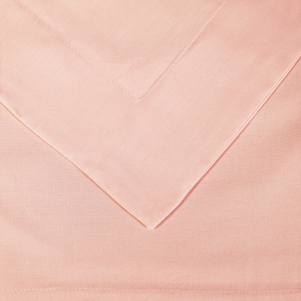 Blush Twin Cotton Washable Duvet Cover Set With Sham