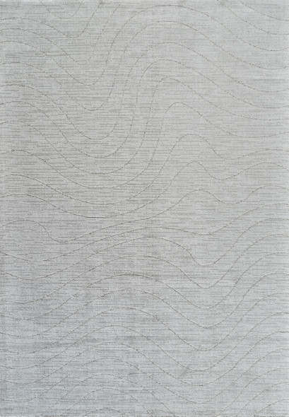 5' X 8' Gray Abstract Non Skid Area Rug