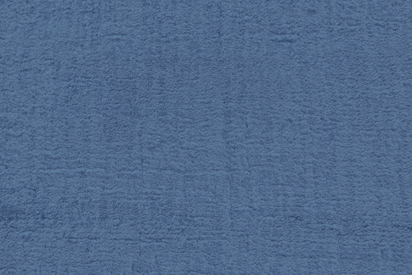 8' Blue Chevron Hand Woven Runner Rug