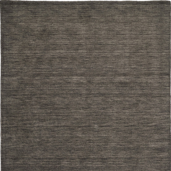 5' X 8' Brown Wool Hand Woven Area Rug