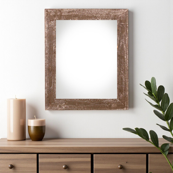18" x 24" Espresso Solid Wood Hanging Picture Frame
