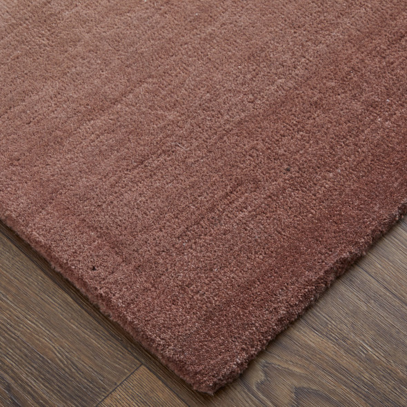 8' X 10' Pink And Ivory Ombre Hand Tufted Area Rug