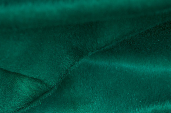 5' X 7' Green Cowhide Area Rug