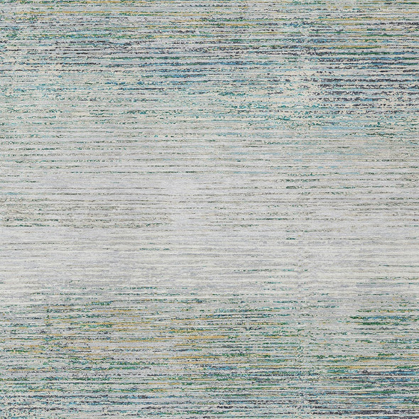 10' X 14' Linen Striped Washable Indoor Outdoor Area Rug