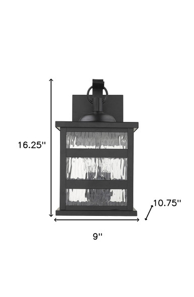 Black And Clear Three Light Transparent Dimmable Outdoor Hanging Lights With Black Shades