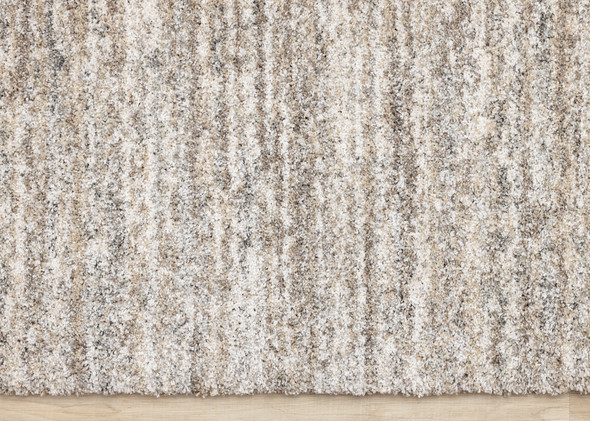 8' X 11' Gray And Brown Abstract Area Rug