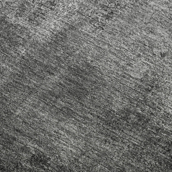 8' X 10' Gray Silver And Charcoal Abstract Washable Area Rug With UV Protection