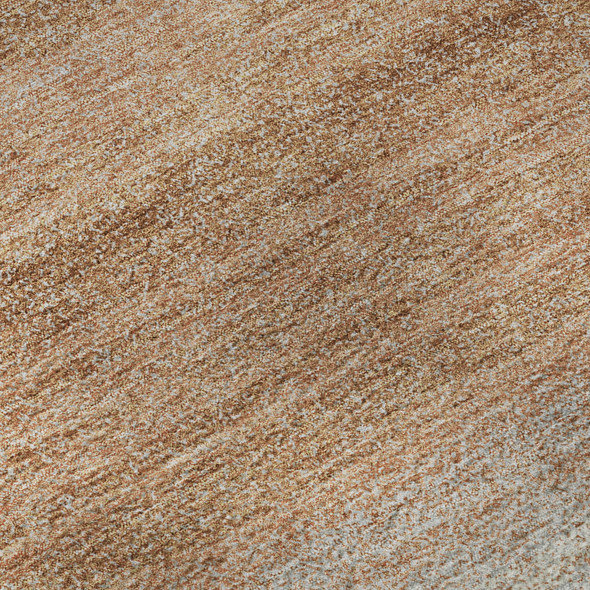 8' X 10' Copper And Beige Striped Washable Area Rug With UV Protection