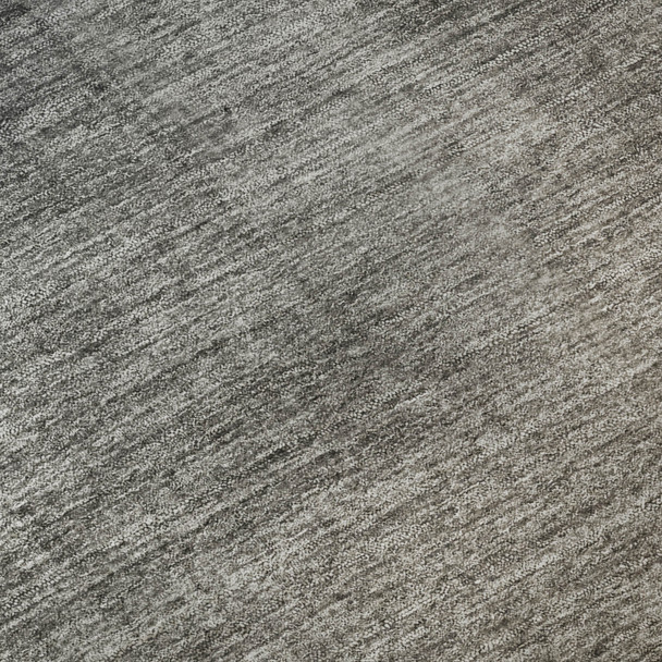 10' X 14' Gray And Brown Ombre Washable Area Rug With UV Protection