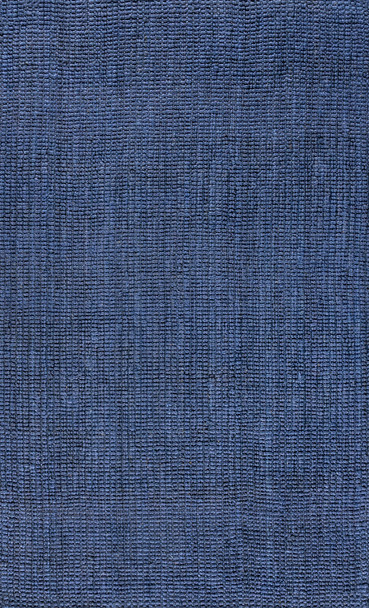 9' X 12' Navy Blue Jute Handmade Area Rug
