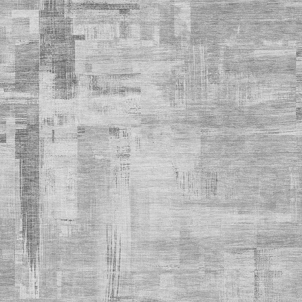 3' X 5' Gray Silver And Charcoal Abstract Washable Area Rug With UV Protection