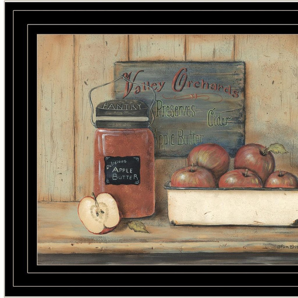 Apple Butter 2 Black Framed Print Kitchen Wall Art