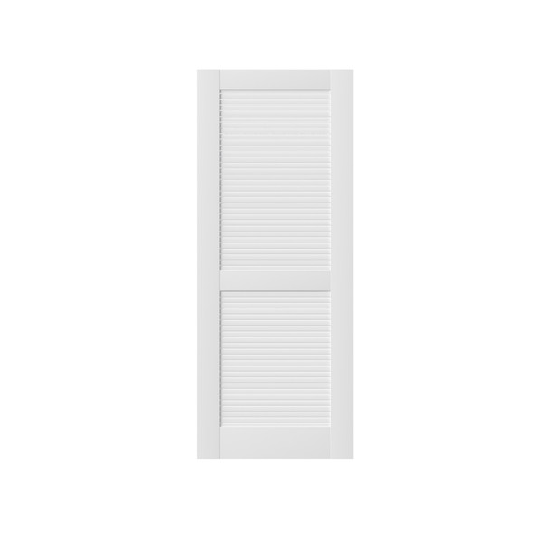 80" White Wood Slab Door