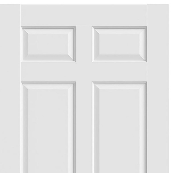 80" White Wood Slab Door