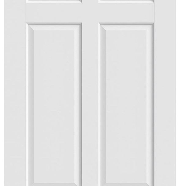 80" White Wood Slab Door