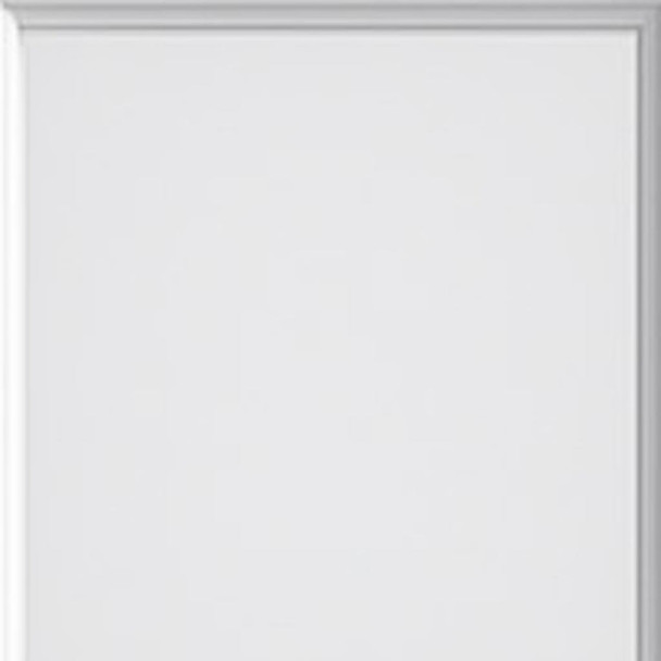 80" White Glass French Doors