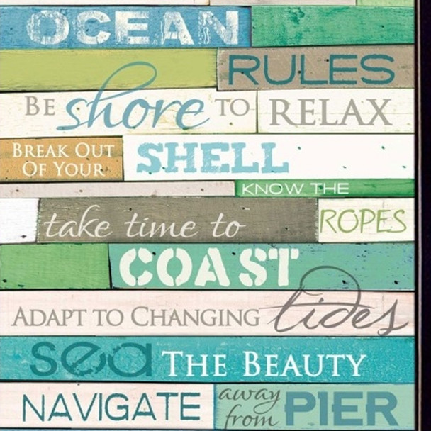 Set Of Two Live in The Present 4 Black Framed Wall Art