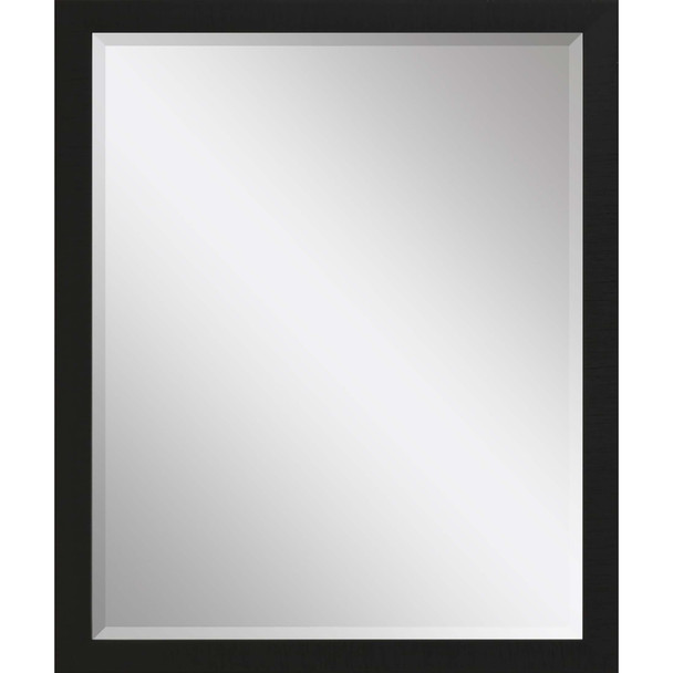 31" Black Framed Accent Mirror