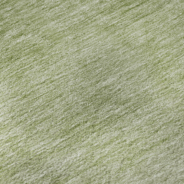 9' X 12' Green And Ivory Ombre Washable Area Rug With UV Protection