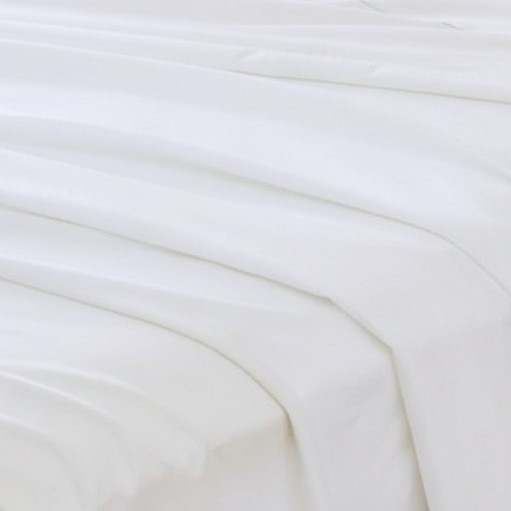 Four Piece White Cotton Queen Sheet Set