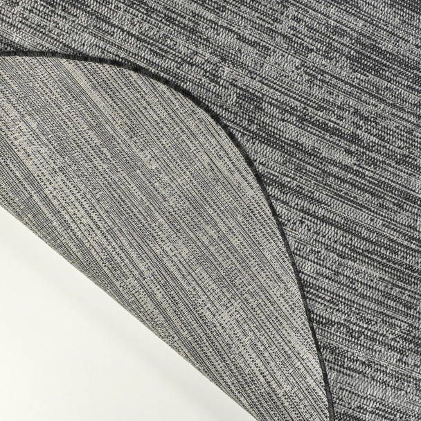 6' X 9' Gray And Black Medallion Indoor Outdoor Area Rug