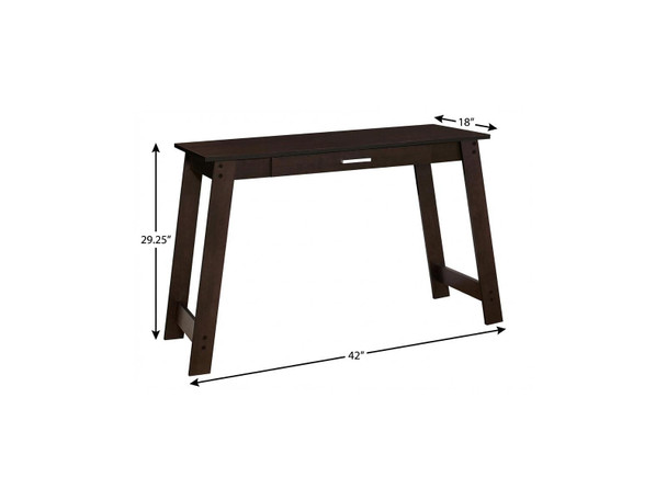 42" Brown Computer Desk