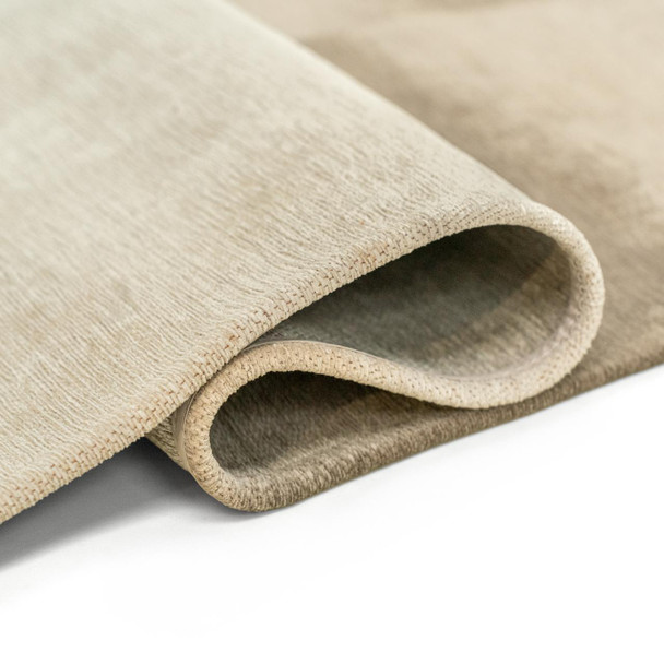 8' X 11' Gray And White Abstract Washable Area Rug With UV Protection
