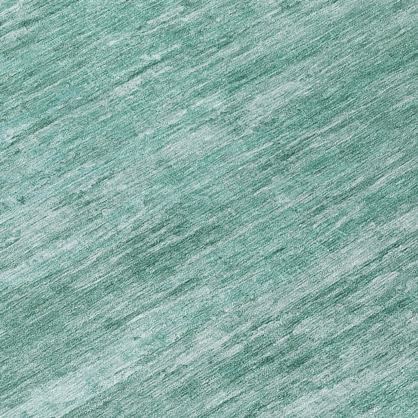8' Aqua And Teal Blue Round Abstract Washable Indoor Outdoor Area Rug