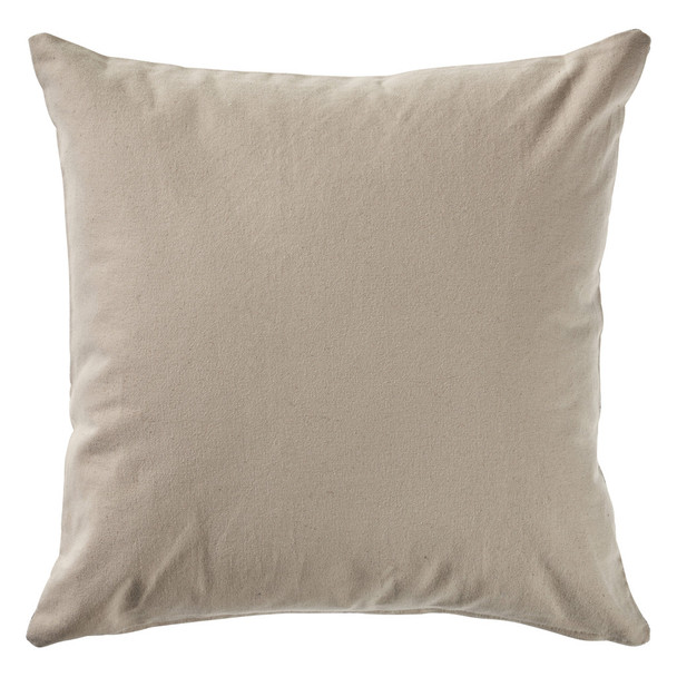 20" Gray Wool Blend Throw Pillow Cover