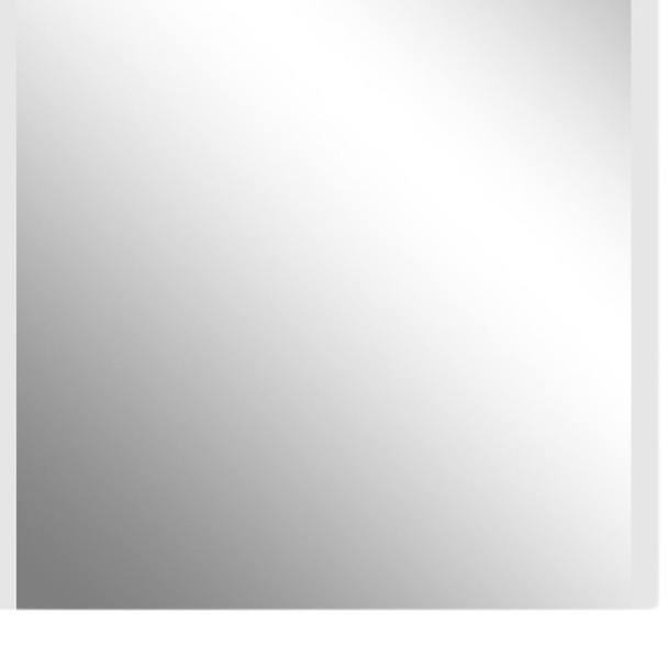 65" Silver Lighted Frameless Full Length Hanging Mirror