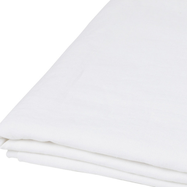 Ivory Linen King Flat Sheet