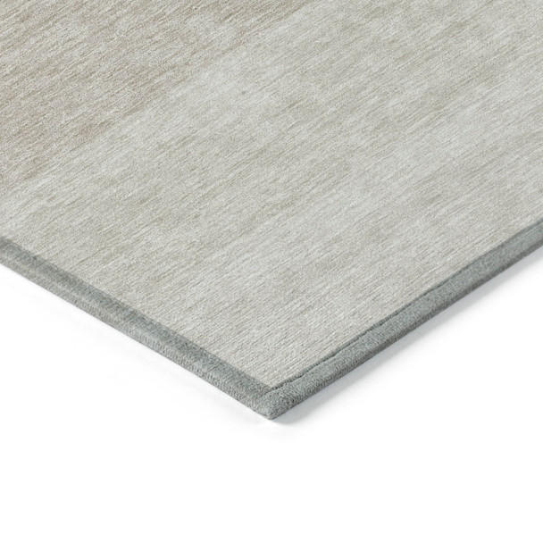 3' X 5' Beige And Ivory Ombre Washable Indoor Outdoor Area Rug