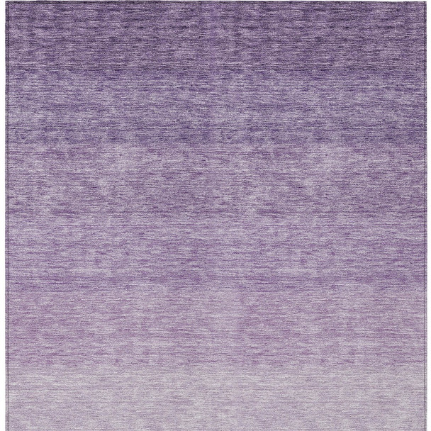 3' X 5' Purple And Lavender Ombre Washable Indoor Outdoor Area Rug