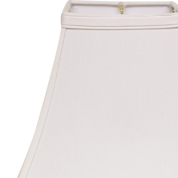 White No Slub Innsbruck Square Lamp Shade