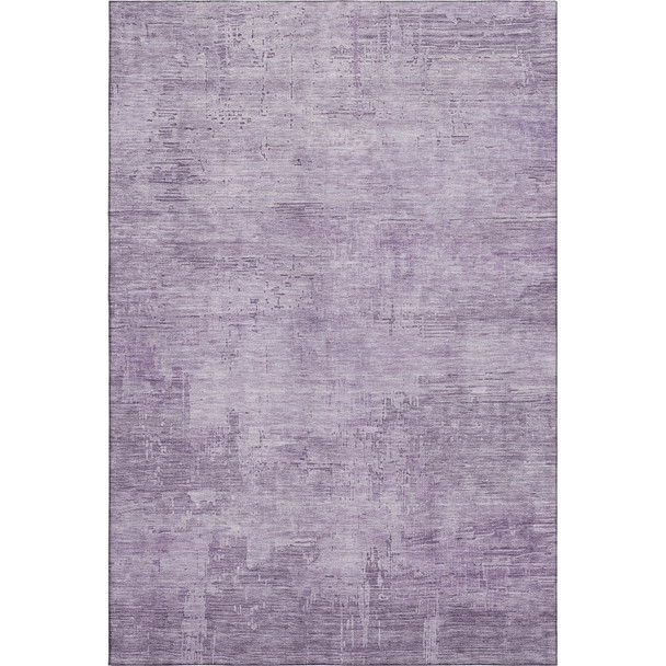 3' X 5' Lavender And Purple Abstract Washable Area Rug With UV Protection