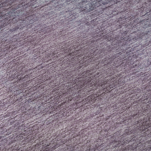 8' X 10' Lavender And Teal Abstract Washable Area Rug With UV Protection