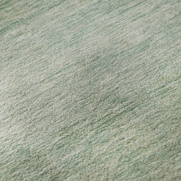 3' X 5' Aqua And Beige Striped Washable Area Rug With UV Protection