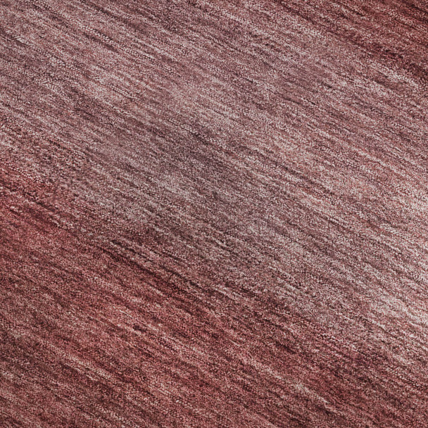 5' X 8' Rust And Coral Striped Washable Area Rug With UV Protection