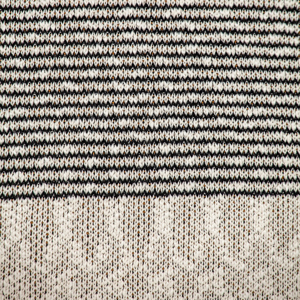 20" x 20" Beige Stripe Pattern Square Accent Throw Pillow with Tassel