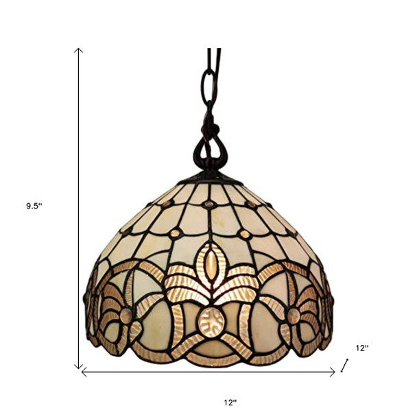 Black And White Unique Statement Glass Dimmable Chandelier With Black And White Shades