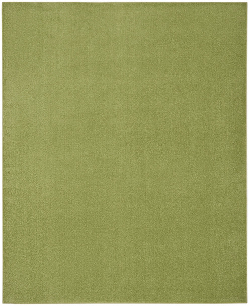 10' X 14' Green Indoor Outdoor Area Rug