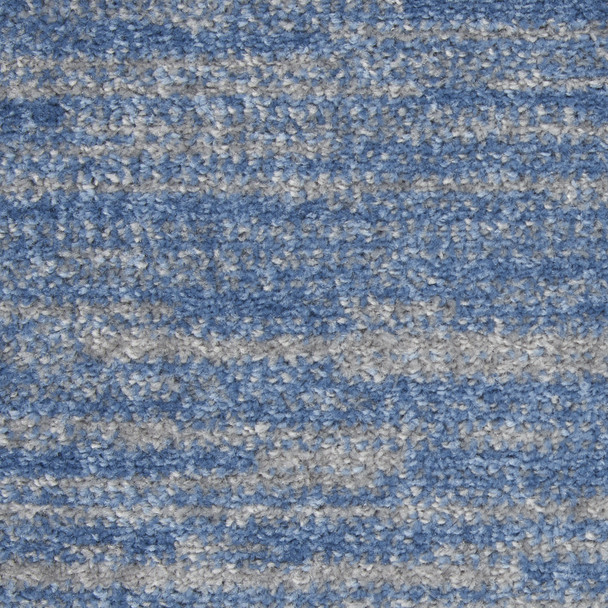 3' X 5' Blue And Gray Indoor Outdoor Area Rug