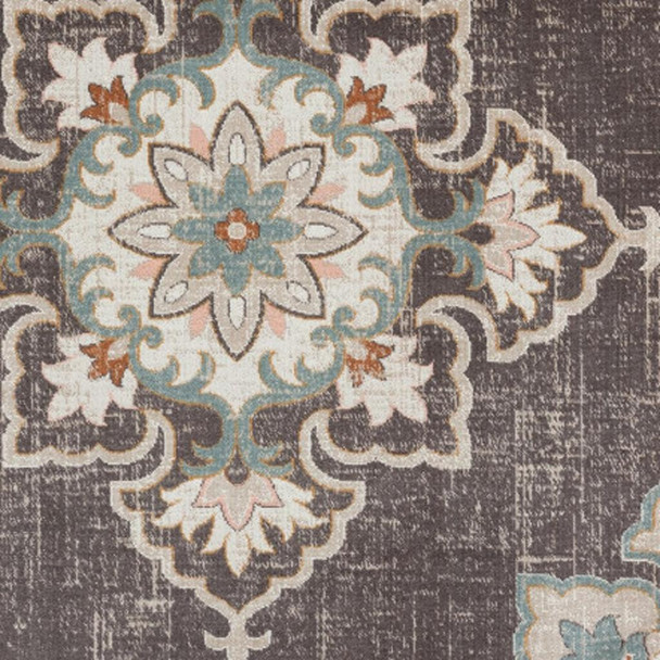 8' X 10' Brown Indoor Outdoor Area Rug