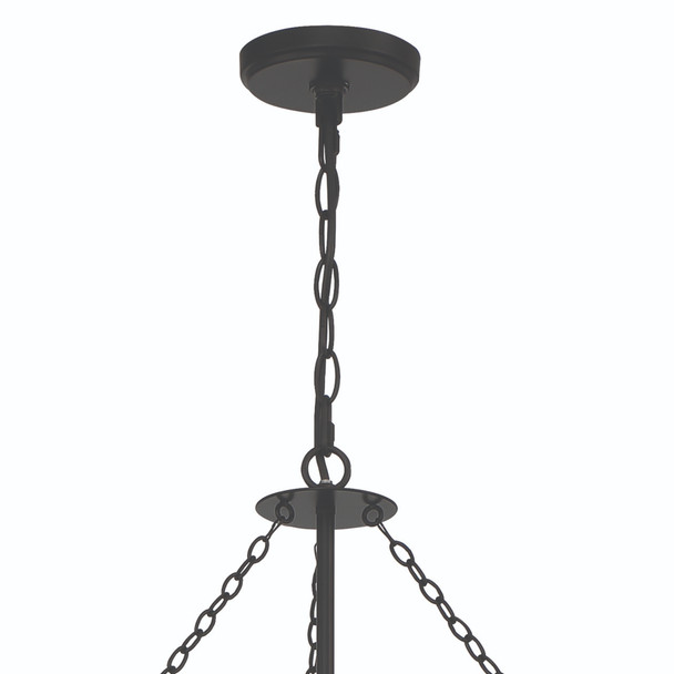 Black And Gold Candle Style Ten Light Metal Dimmable Chandelier