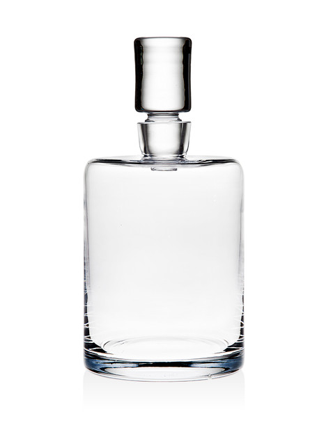 Clear Lead Free Crystal Stemless Decanter
