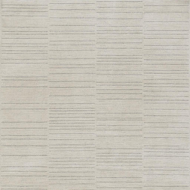 8' X 10' Gray And Ivory Abstract Area Rug