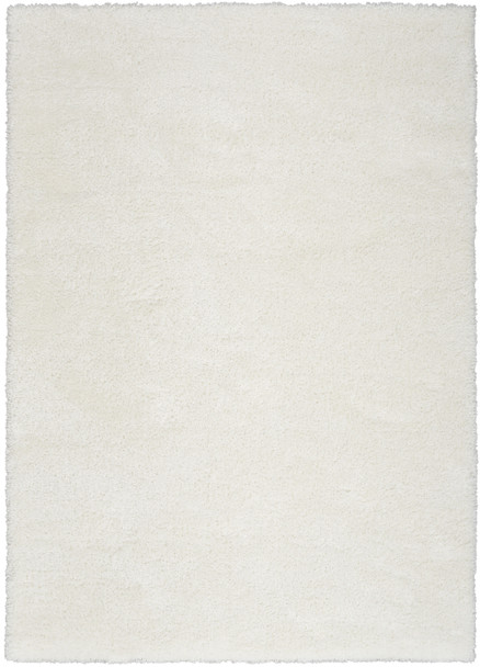 8' X 10' Ivory Shag Area Rug