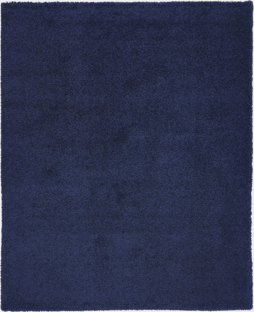 8' X 10' Blue Shag Area Rug